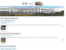 Tablet Screenshot of idreamofhaggis.com